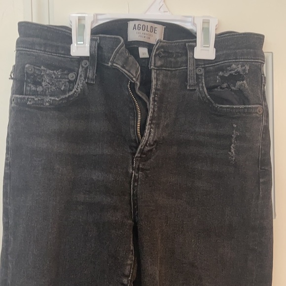 Agolde Sophie Skinny Crop in Temple - Picture 4 of 5